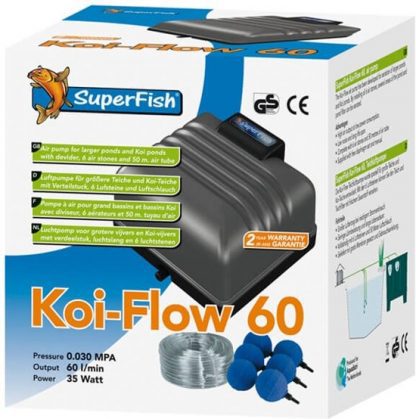 superfish koi-flow 60 luchtpomp zuinig