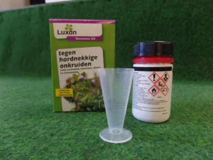 Luxan Genoxone ZX 250ml tegen hardnekkig onkruid uitgepakt