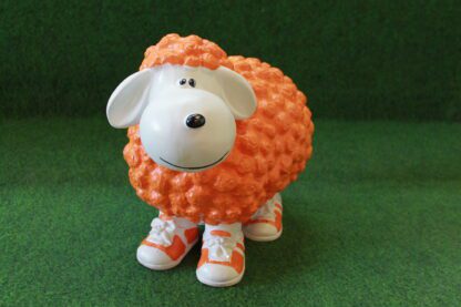 Schaap oranje met oranje laars